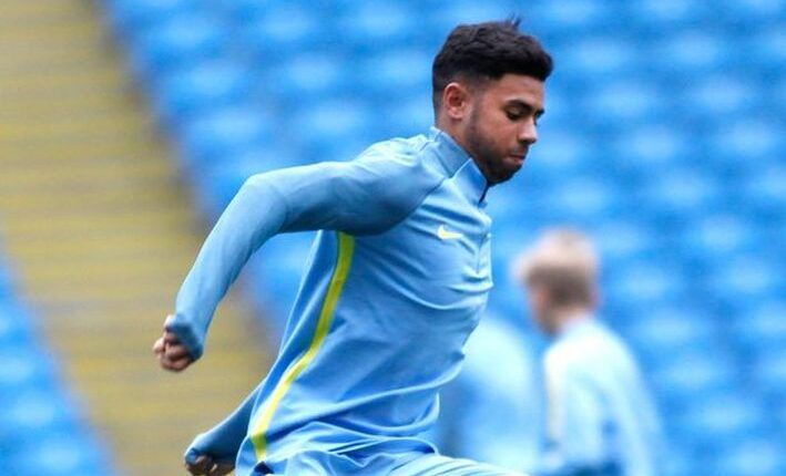 Paolo Fernandes con el equipo sub-23 del Manchester City