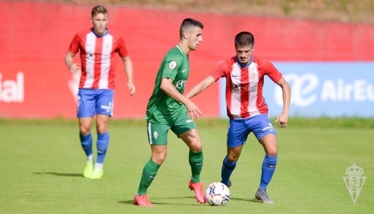 Partido de entrenamiento del Sporting en Mareo