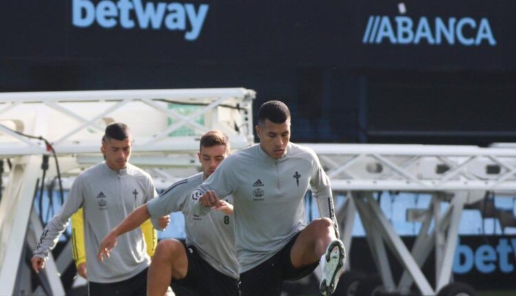 Murillo en primer plano en una sesión de entrenamiento