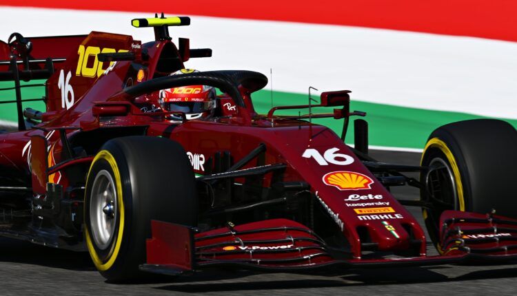 Charles Leclerc y la delivery especial de Ferrari