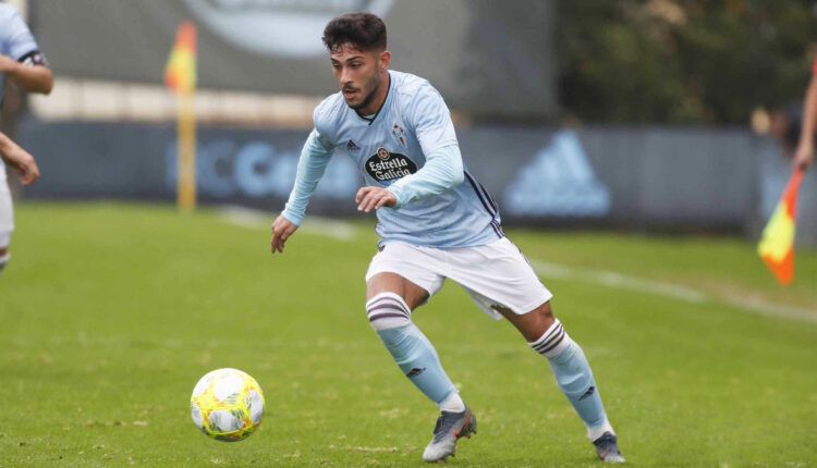 Javi Gómez el pasado curso en el Celta 'B'