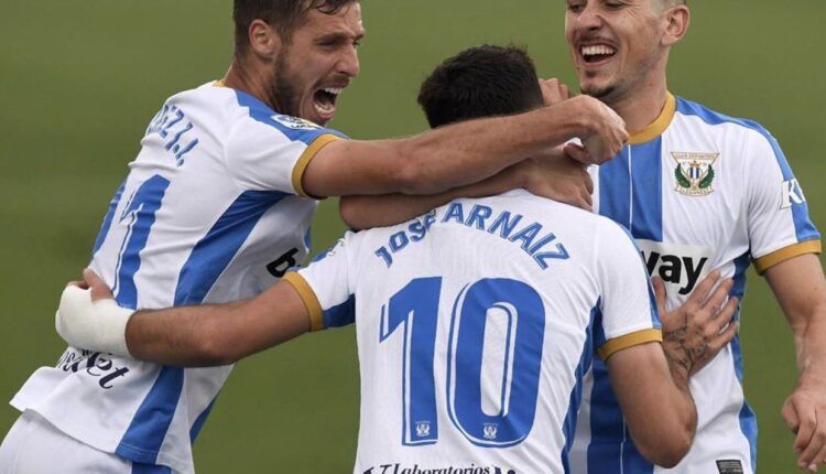 El Leganés celebra su gol de la victoria en la séptima jornada de LaLiga SmartBank