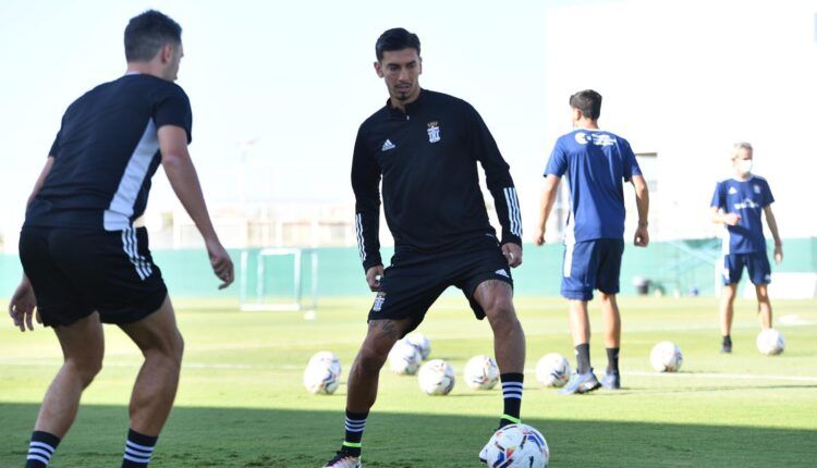 Rhyner entrenando con el FC Cartagena