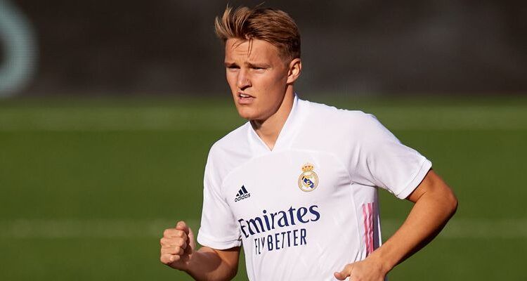 Martin Ødegaard en un partido como jugador del Real Madrid Club de Fútbol. Foto: Real Madrid Club de Fútbol.