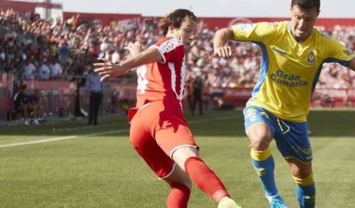 Lance del Girona - UD Las Palmas del pasado curso