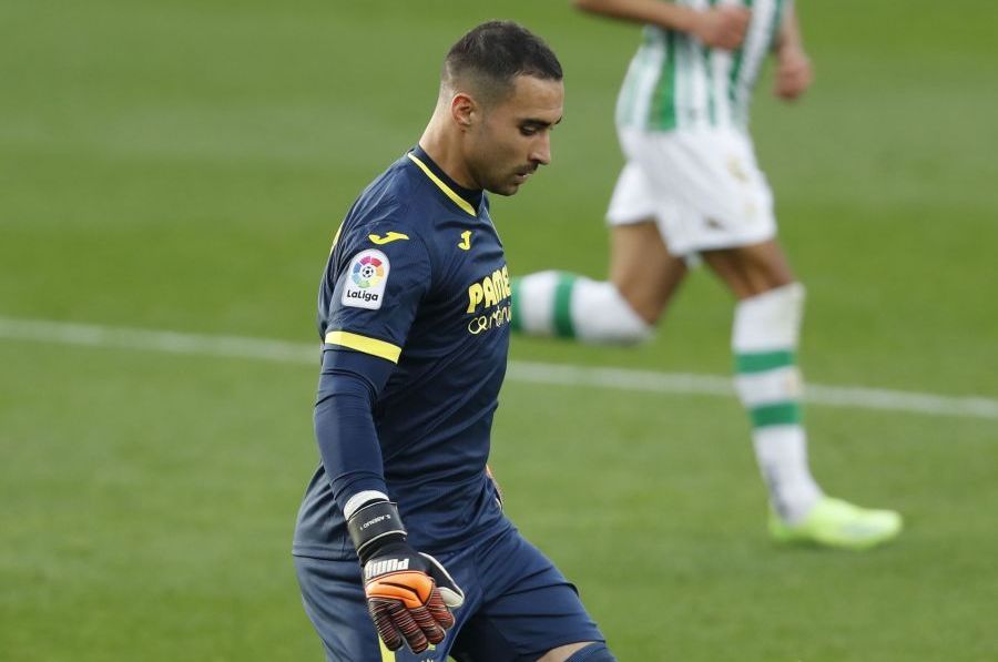 Sergio Asenjo en el partido del Benito Villamarín