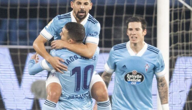 Nolito, Iago Aspas y Santi Mina