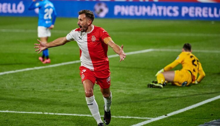 Stuani celebra un gol