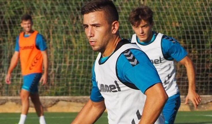 Jesús Carrillo en un entrenamiento con el CD Castellón