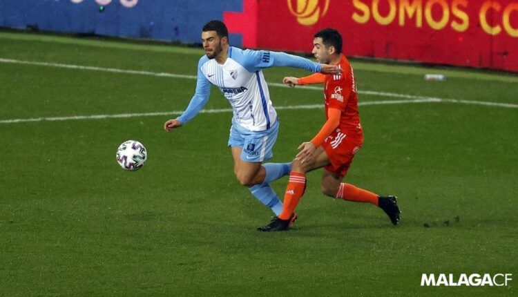 Lance del Málaga - Oviedo de Copa del Rey