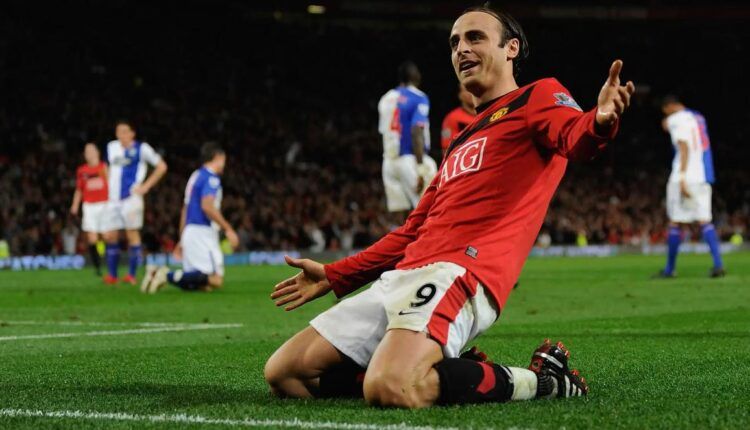 Berbatov en su época en el Manchester United