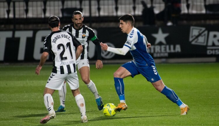 Castellón Sabadell. Lance juego