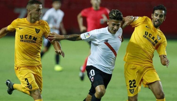 Jorge Carrascal en 2016 con el Sevilla Atlético