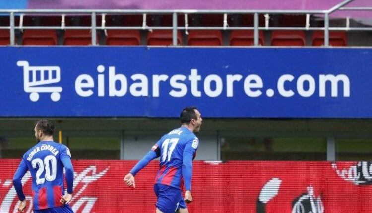 Kike García celebrando un gol frente al Alavés hace pocas jornadas