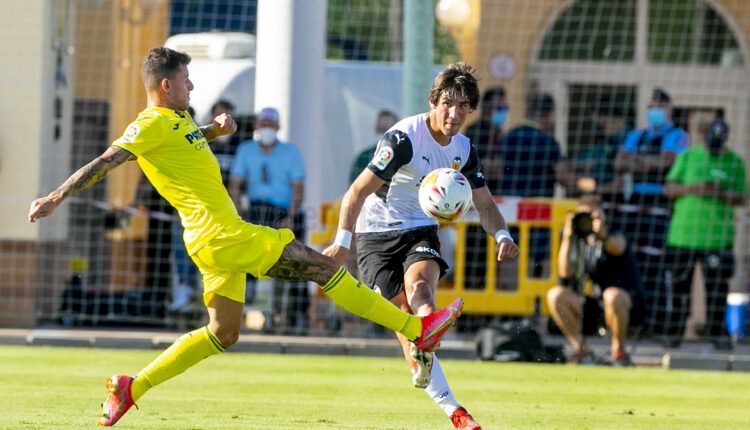 Jesús Vázquez y Dani Raba disputaron un total de 45 minutos| F: Valencia CF