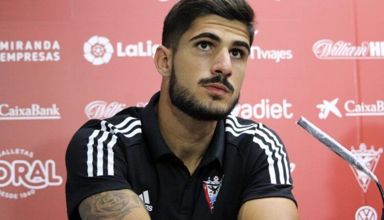 Juan Berrocal en la sala de prensa de Anduva