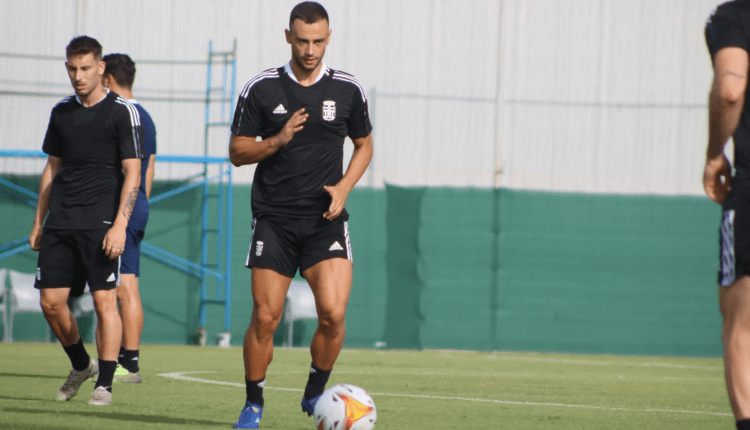 Pablo Clavería en pretemporada