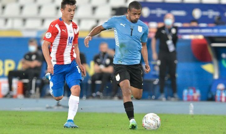 Nico de la Cruz con Uruguay en la pasada Copa América