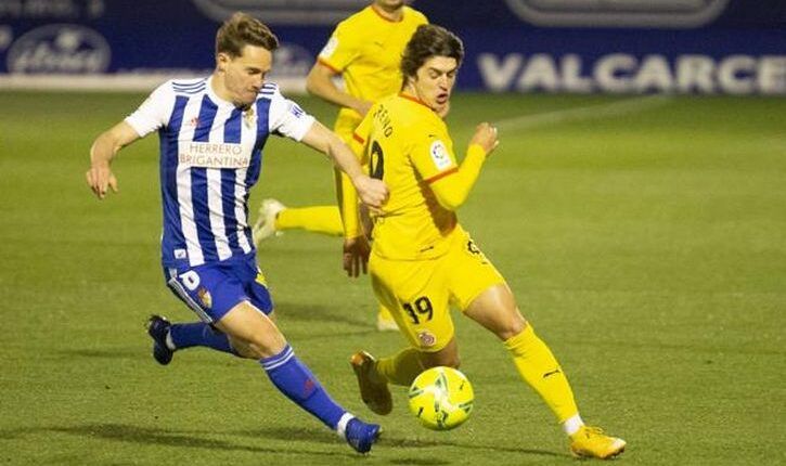 Pablo Larrea esta pasada campaña frente al Girona