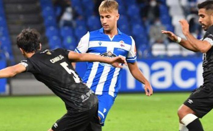 Yago Gandoy en un partido la temporada 20/21