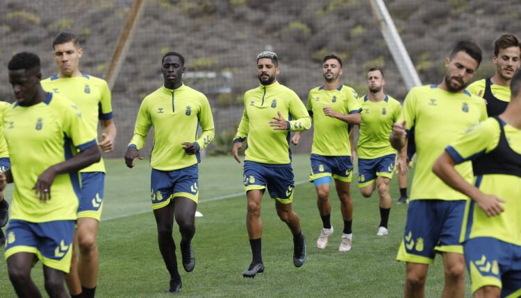 UD Las Palmas. Entrenamiento 6 de agosto