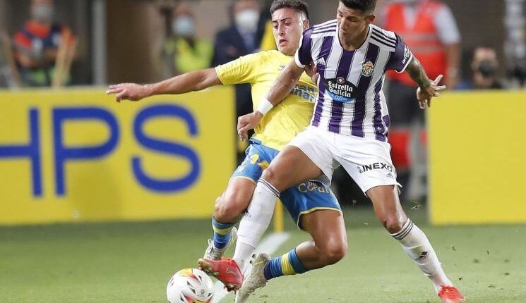 Marcos André en el Estadio de Gran Canaria