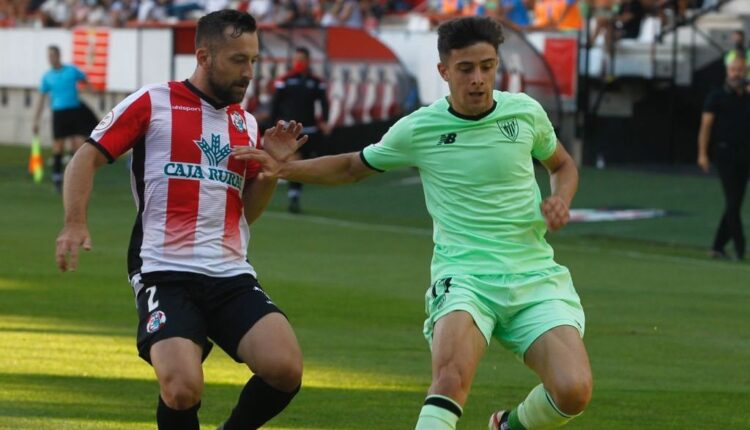 Lance de un Zamora - Bilbao Athletic