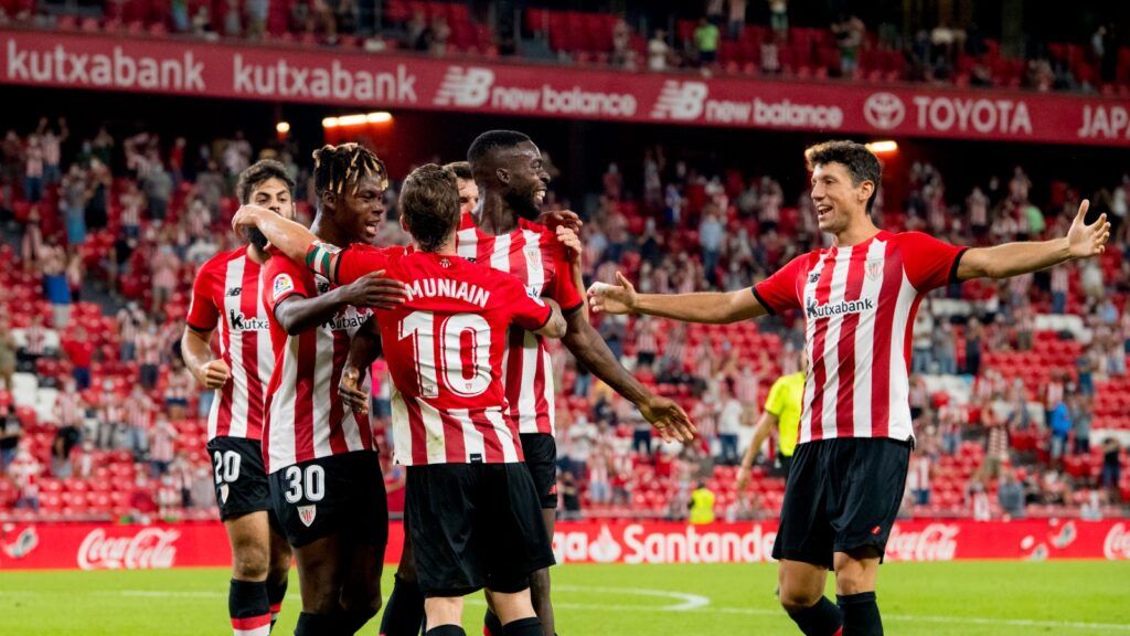 Celebración gol Athletic