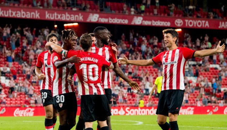 Celebración gol Athletic