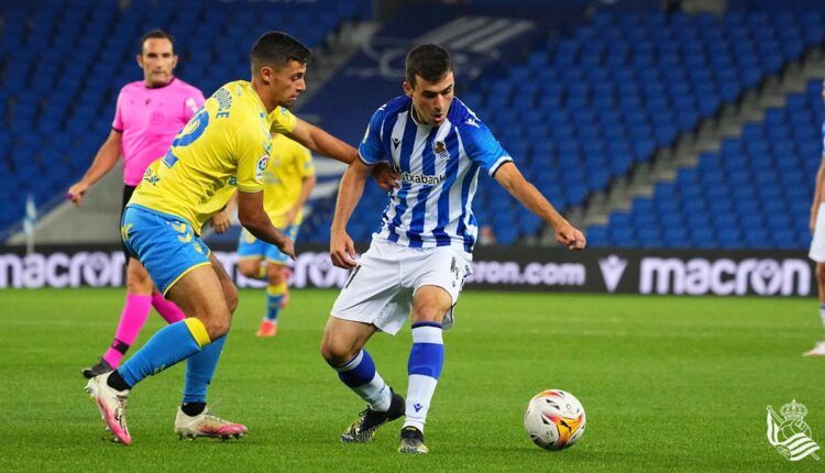 Lance de un Real Sociedad 'B' - UD Las Palmas