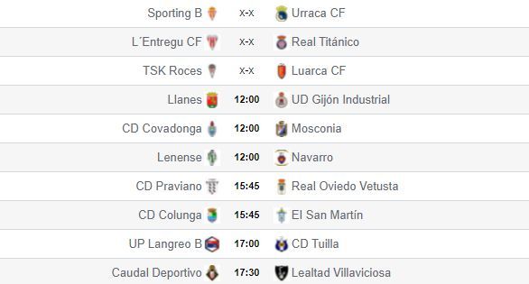 Partidos de la jornada 13 en el grupo II de Tercera RFEF