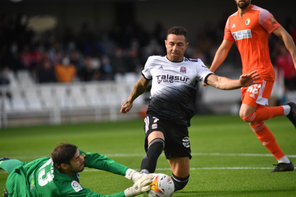 Rubén Castro en un partido frente al Burgos