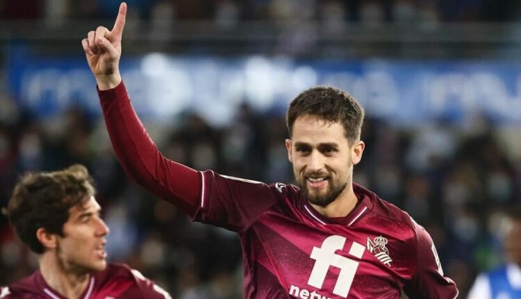 Adnan Januzaj celebra su gol ante el Deportivo Alavés | Foto: @RealSociedad