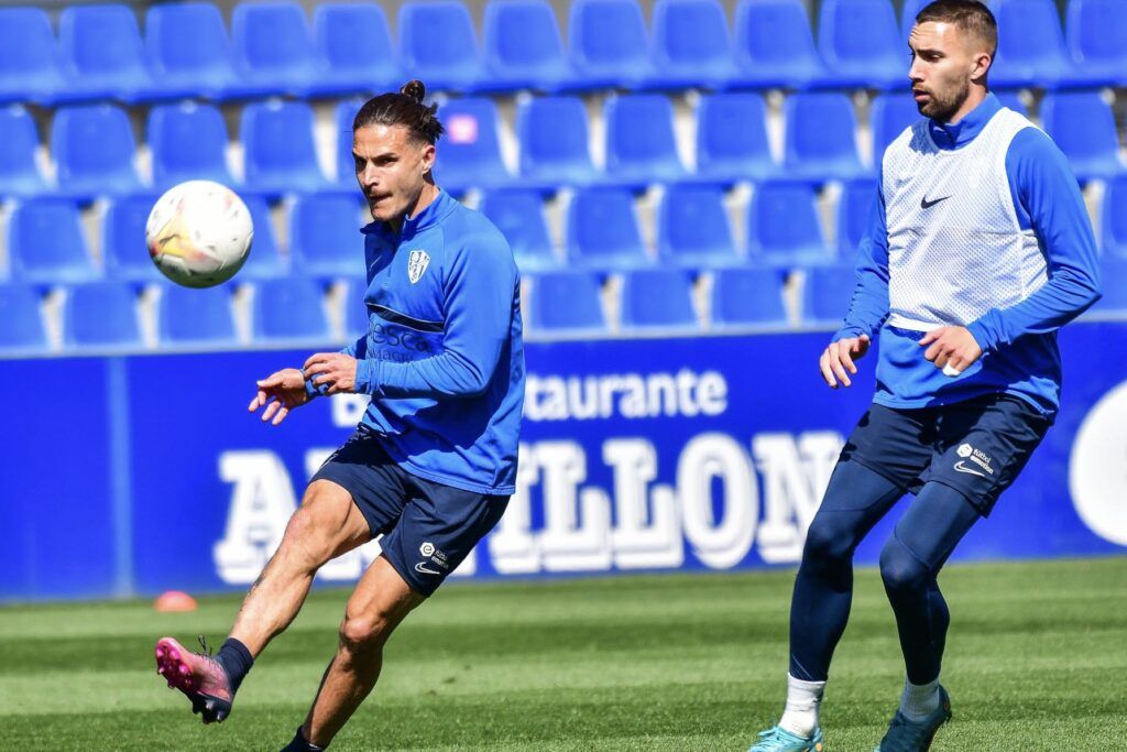 Seoane en un entrenamiento