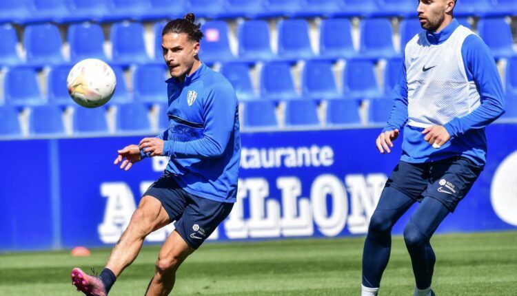 Seoane en un entrenamiento