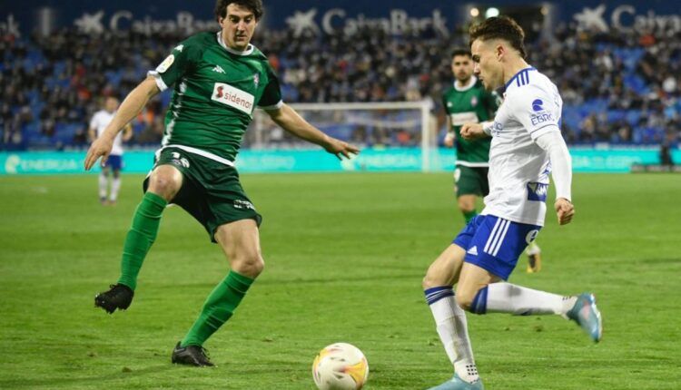 Mikel San José en un Zaragoza-Amorebieta