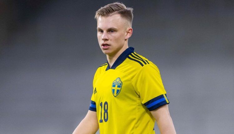 Isak Jansson con la selección sub19 sueca