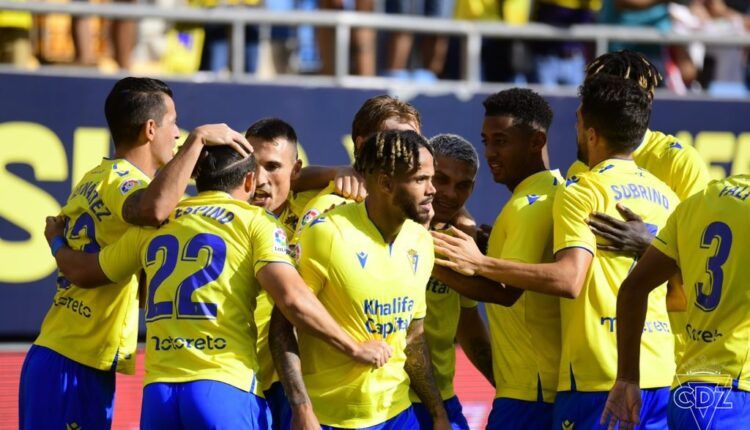 Cádiz celebra gol