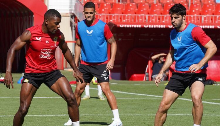 Entrenamiento Almería. Akieme