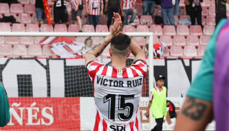 Víctor Ruíz durante su etapa en el SD Logroñés | Imagen: SD Logroñés